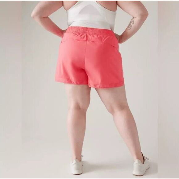 NWT Athleta Mesh Racer Run Short Coral AND Black Run With It 3.5 in. Short‎ 3X - Picture 3 of 13
